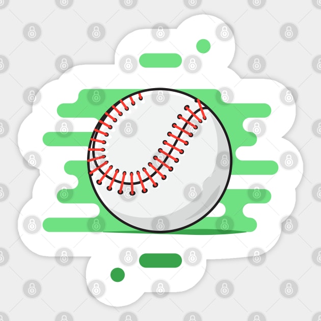 Baseball Ball Sticker by acidmit